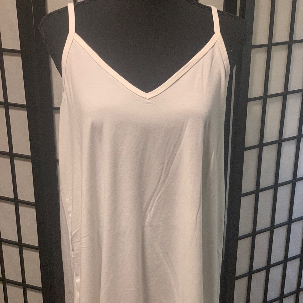 White tank top
